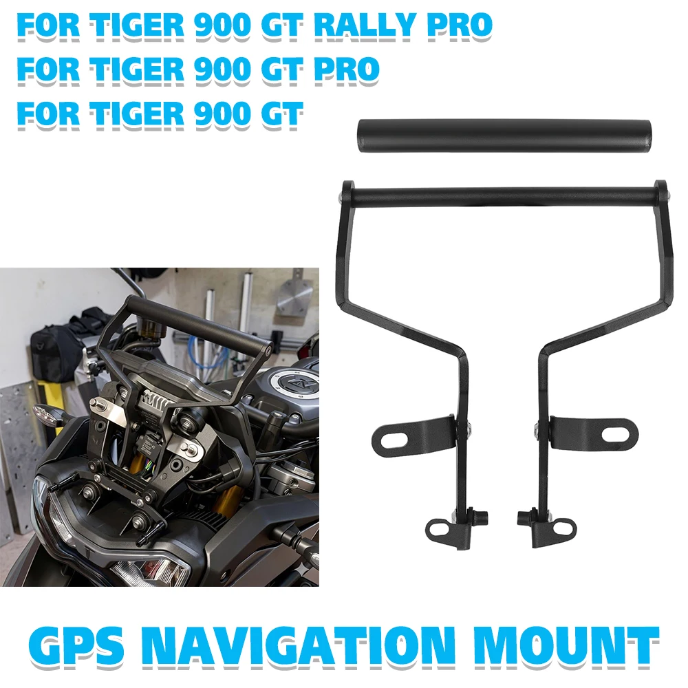 For Tiger 900 GT Rally Pro 2024 2025 2026- Motorcycle GPS Mount Navigation Bracket Mobile Phone Holder Stand Accessories