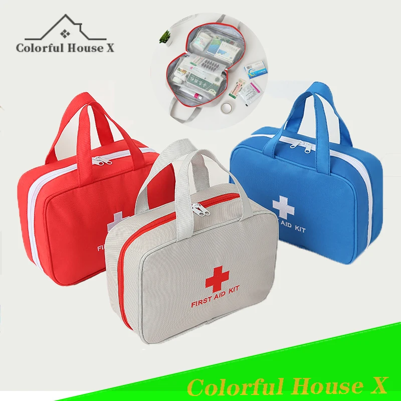 600D Oxford Cloth Household Large-Capacity Epidemic Prevention Bag Portable Medical Zipper Package Outdoor Travel First Aid Bag