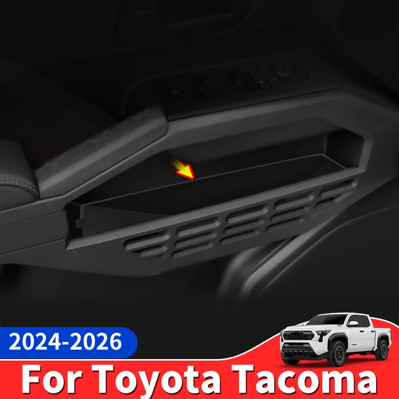 

For 2024 2025 2026 Toyota Tacoma Car Door Handle Storage Silica Gel Pad Interior Upgrade Modification Accessories