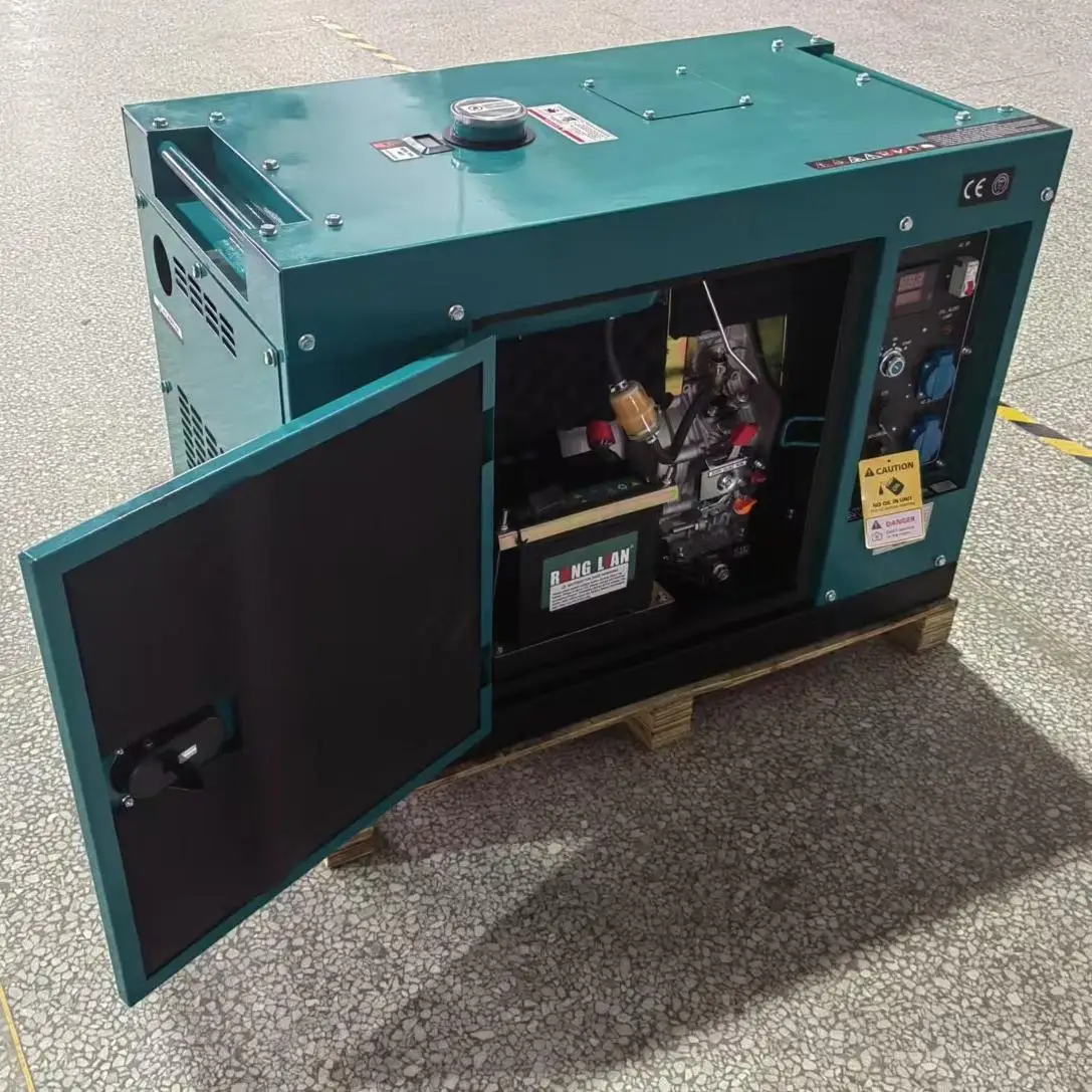 Diesel Generator Quiet Noiseless generators Rainstorm Power Outage Electricity Power 110V 220V 380V China Type Customizable