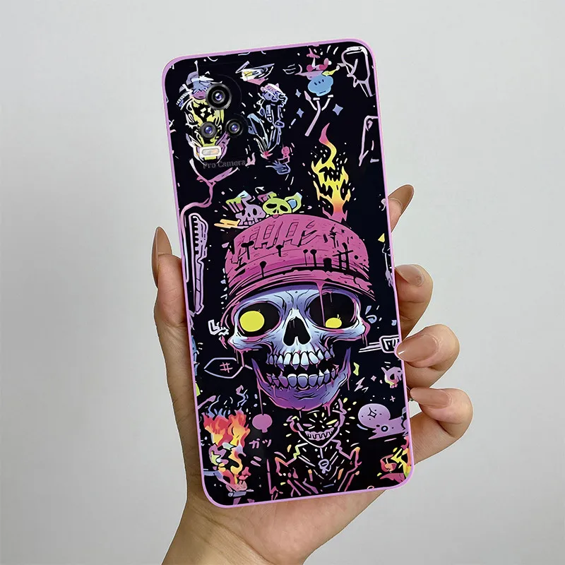 For Vivo V20 V2025 V2024 Case V20 Pro S7 Soft Silicone Protective Back Cover VivoV20 20pro Paint Printing Shockproof Phone Shell