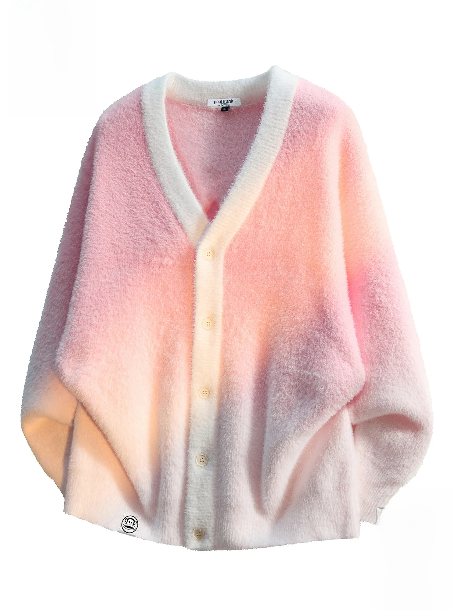 

PaulFrank adient V-Ne Knitted Sweater Men's Loose Warm Autumn Winter Cardigan Casual Sle Long Sve Faionable Knitwear