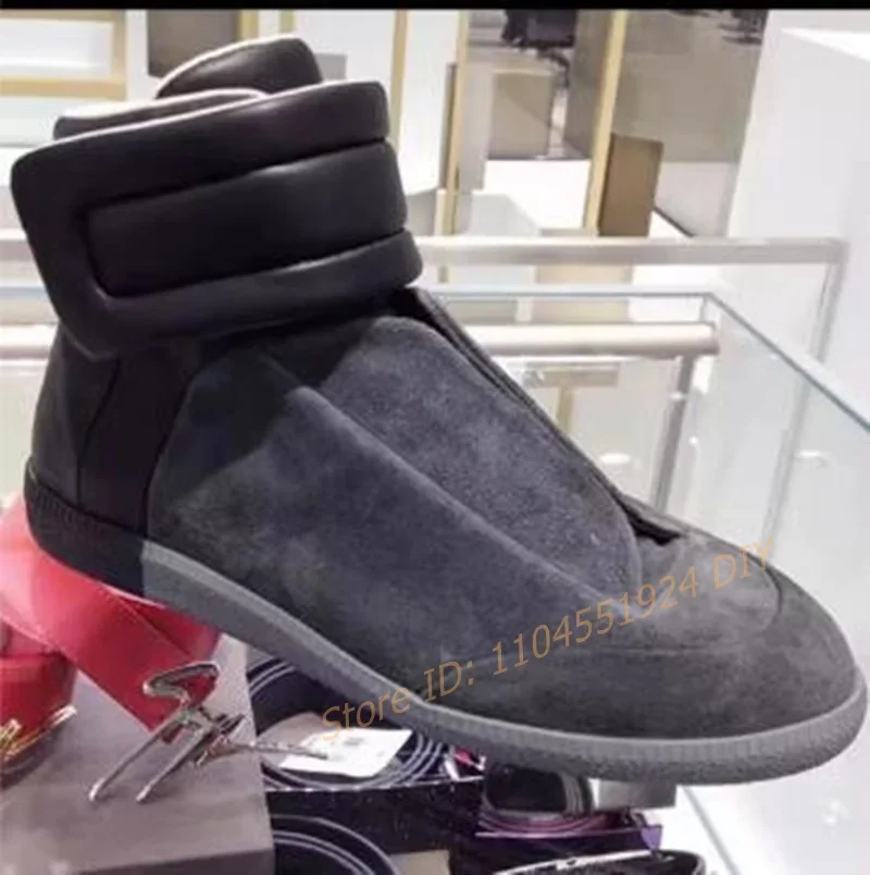 أحذية رياضية جلدية عالية الجودة مع حزام تثبيت - أحذية رياضية للحفلات المسائية للرجال للأنشطة الخارجية أحذية كاجوال يومية Zapatillas #6