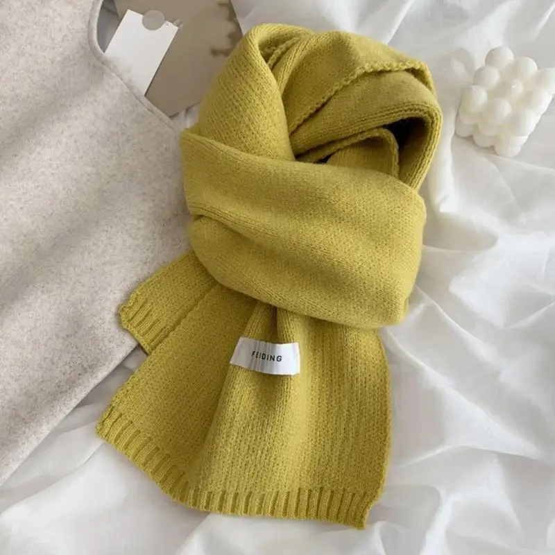 Bufanda invierno 652F, bufandas para mujer, bufandas otoño sólidas para adultos, abrigo para mujer