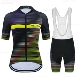 New Summer Women Cycling Jerseys Set Short Sleeve Mountian Bike Clothing Racing Bicycle Clothes Ropa Ciclismo Girl Cycling Set