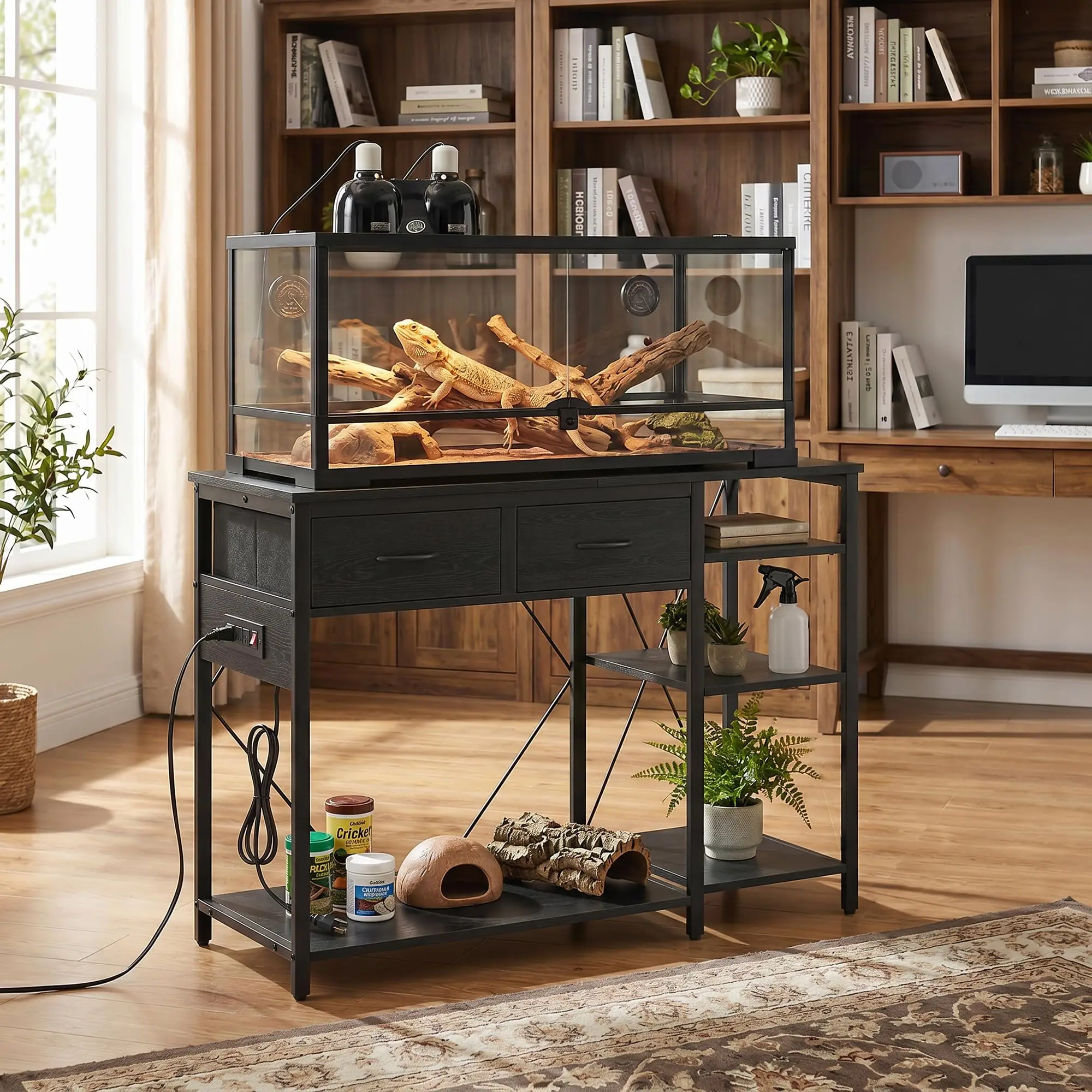 55-75 Gallon Fish Tank Stand (Black)