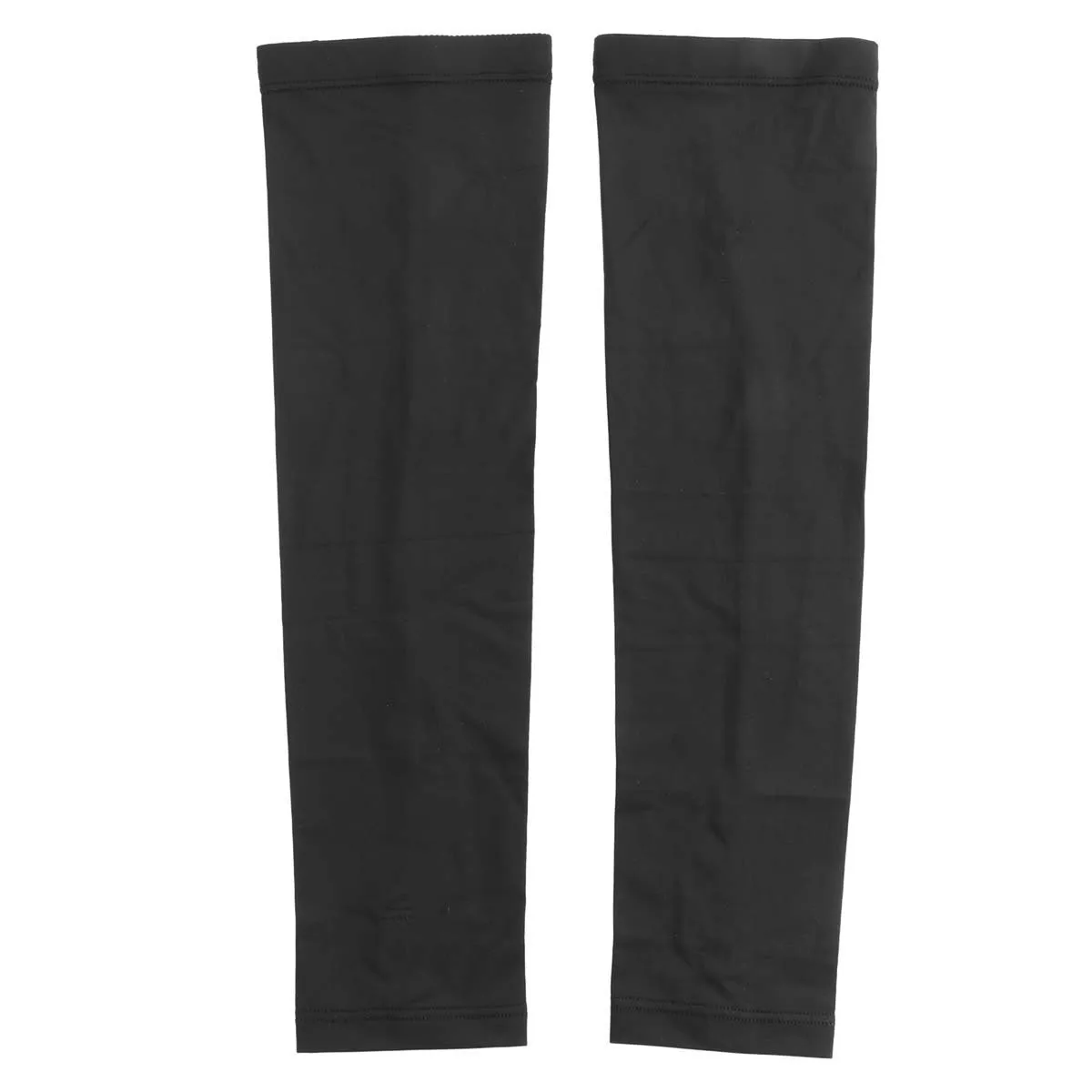 

1 пара уличных рукавов из ледяного шелка, черный, с защитой от ультрафиолета, охлаждающий, защита от солнца, дышащий для езды на велосипеде, вождения, бега, тенниса