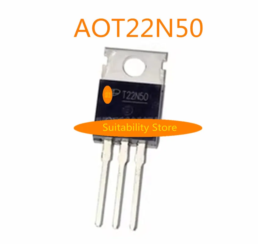 New AOT22N50 T22N50 22N50 22A/500V inline TO-220 N-channel MOSFET  Exchange quality for quantity