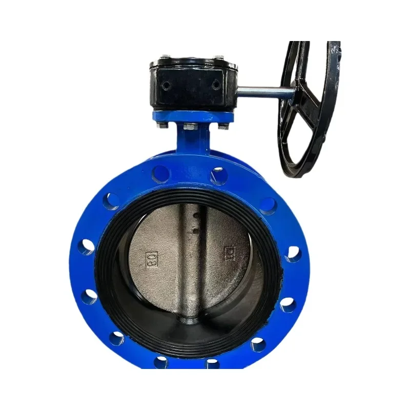 Turbine flange butterfly valve D341X-10Q ventilation mine electric butterfly valve