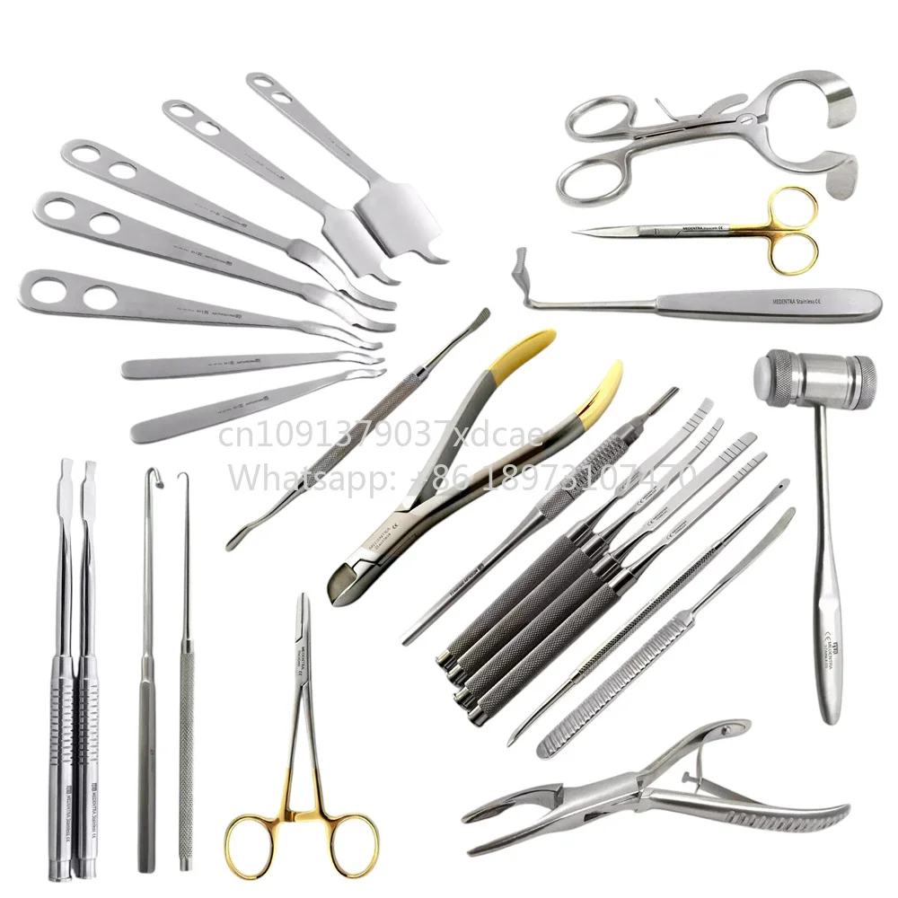 2026 NEW Azicon's Veterinary . Surgical Instrument Set Small Animal Bone Fracture Fixation Pet Surgery Instruments Kit