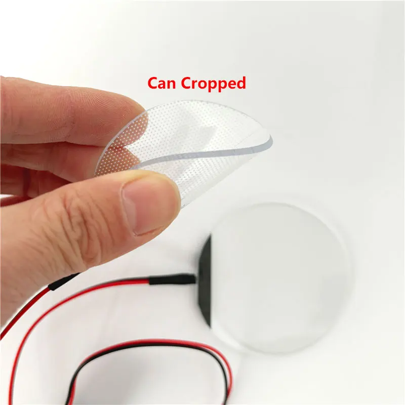 DIY Round Flexible Bendable Led Eyes Kits Halloween Helmet Masks Cosplay Eye Light Accessories Can Cropped 7# AAA Battery Box