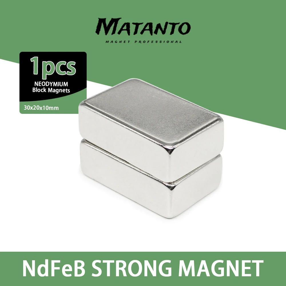 

1/2/3/5/10/20pcs 30x20x10 Strong Quadrate Neodymium Magnet 30*20*10 Powerful NdFeB Magnet 30x20x10mm Block Rare Earth Magnets