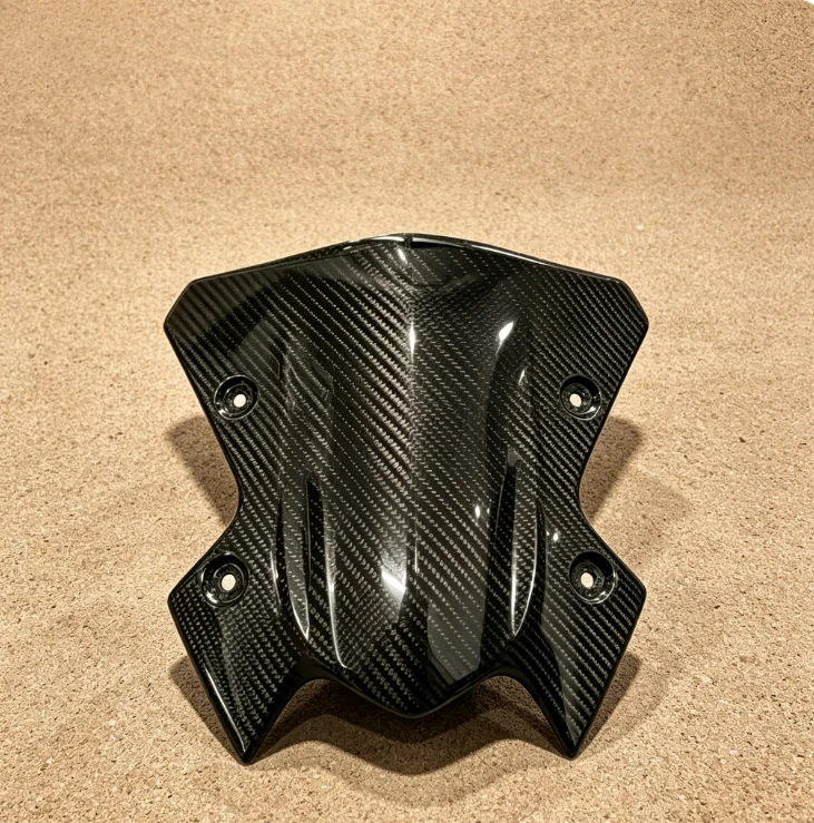 

Carbon Fiber Motorcycle Windshield Fairing Trim for Kawasaki Z900 2017-2023 Protection Cover