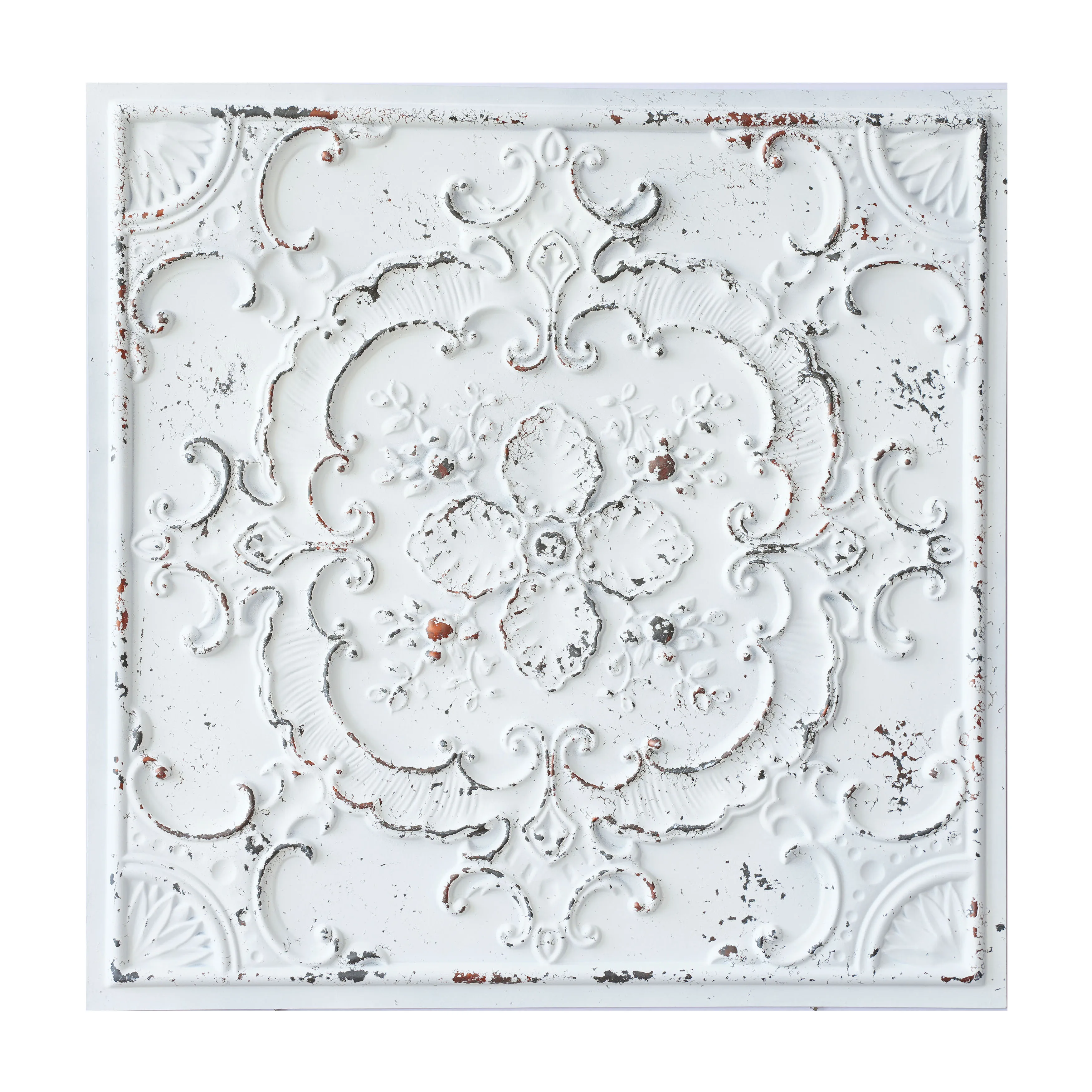 Faux Ceiling Tile Interior Decorative Panel Embellished Tin Tiles 24