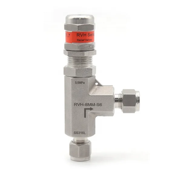 

Предохранительный клапан прибора СПГ СНГ Гидравлический предохранительный клапан низкого давления Редукционный предохранительный клапан из нержавеющей стали