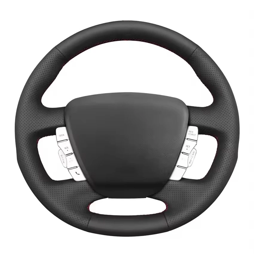 

Hand Sew DIY Black Leather Car Steering Wheel Cover for Ford Falcon 2008-2016 Falcon Ute 2008-2016 Territory 2011-2016