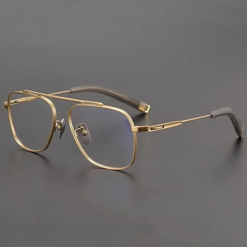 

KIZN Сверхлегкая титановая оправа для мужчин, модная оправа для очков в стиле ретро, качественная квадратная оправа для очков