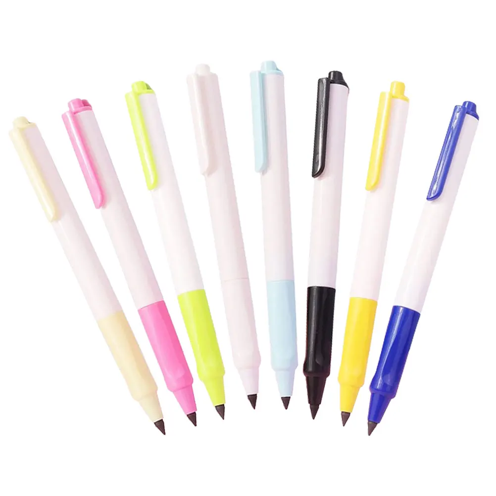 

8 Pcs Inkless Pencils No Sharpening Lightweight Portable Portable Painting Pencils Writing Sketching Drawing Student Use