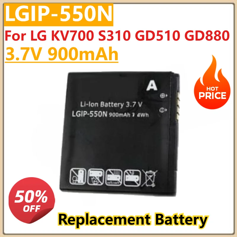 

LGIP-550N Аккумулятор 3,7 В 900 мАч для LG KV700 S310 GD510 GD880 Высококачественная батарея