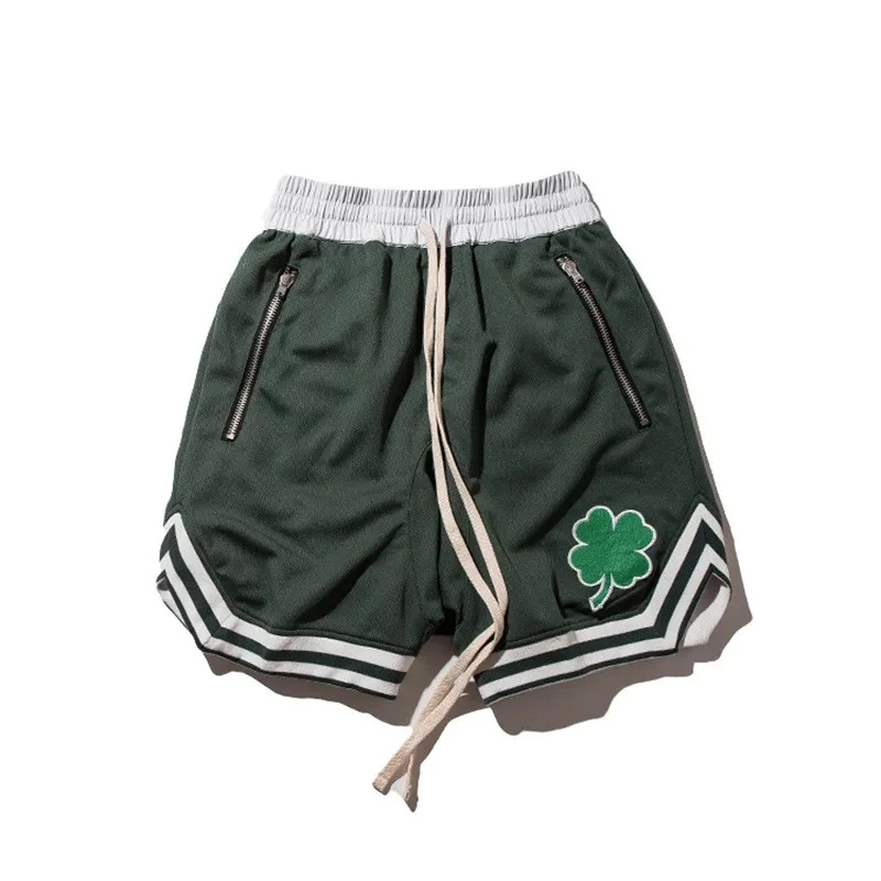 Shorts esportivos masculinos de secagem rápida, corredores até o joelho, moletom masculino, treinamento de ginástica, shorts de corrida, marca, verão