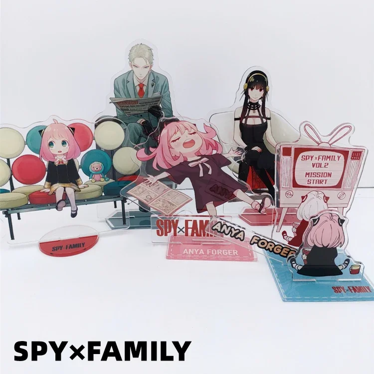 

Anime SPY×FAMILY Anya Bond Twilight Loid Yor Forger Cosplay Fans Acrylic Kawaii Standing Sign Halloween Mascot Xmas Gift Display