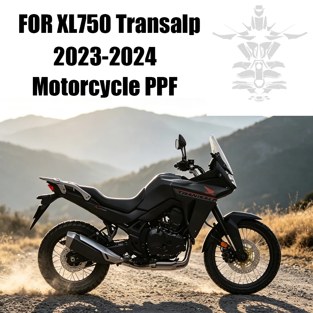 Motorcycle Paint Protective Film Paint Protection TPU Invisible Stickers Fits NX400 Anti-scratch PPF For HONDA XL750 Transalp