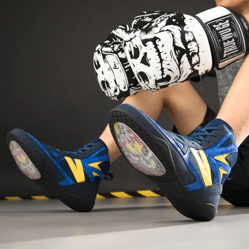 

Professional Wrestling Shoes Men's Boxing Shoes Men's Wrestling Boots Boxing Sneakers Women's Sneakers