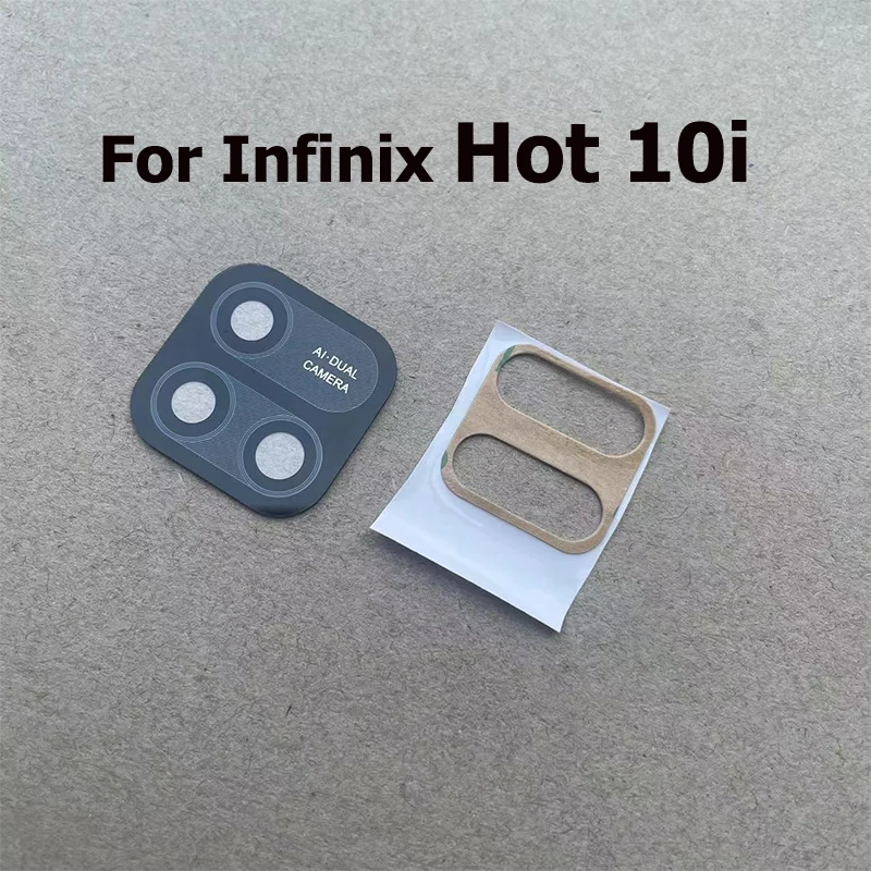 For Infinix Hot 10 10i Play Lite Rear Back Camera Glass Lens With Adhesive Sticker Back Camera Protector Cover