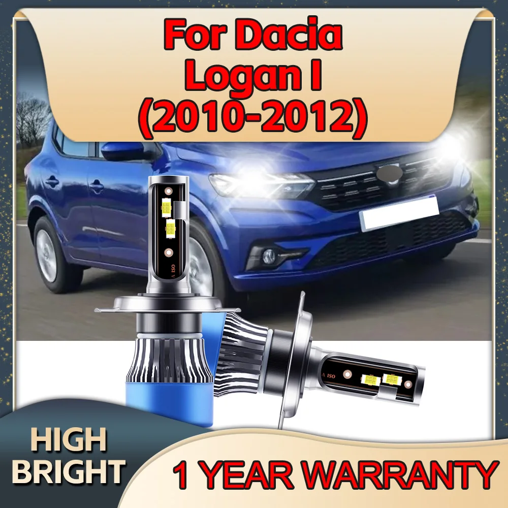 

30000lm Car LED Headlight 3570 CSP Chip 6000k High Bright HiLo Beam 160W For Dacia Logan I 2010 2011 2012