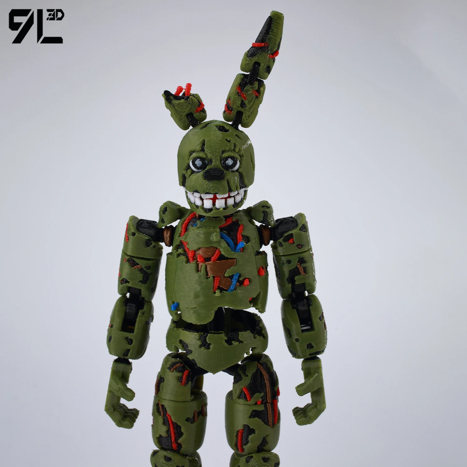 9L3D Gedrukt FNAF Freddy Fazbear's Pizza Springtrap Speelgoed Actiefiguren Anime Model Lucky13 Dummy13 Titan13 Ornamenten Geschenken