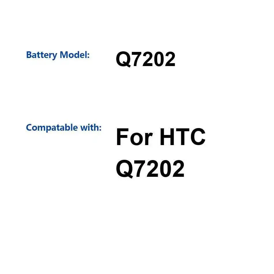 

Mobile Phone Battery 5000Mah For Htc Q7202 Environmentally Friendly