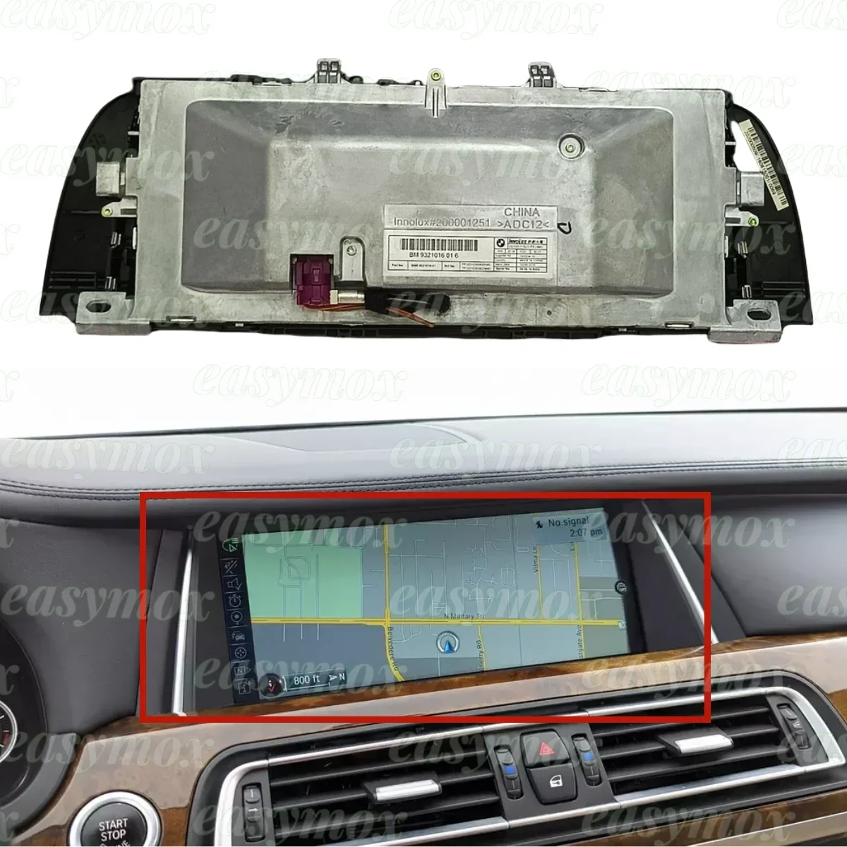 LCD Display for BMW 7 Series F01 F02 NBT Navigation BM 9321016 01 6 Navigation Information Radio Screen BM9321016016 10.25