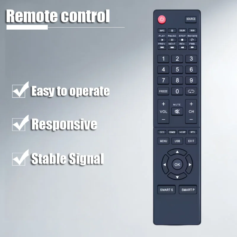 

Applicable to AOC NH400UD Smart TV Remote Control for LE32W234D HDTV Universal Remote for AOC Television