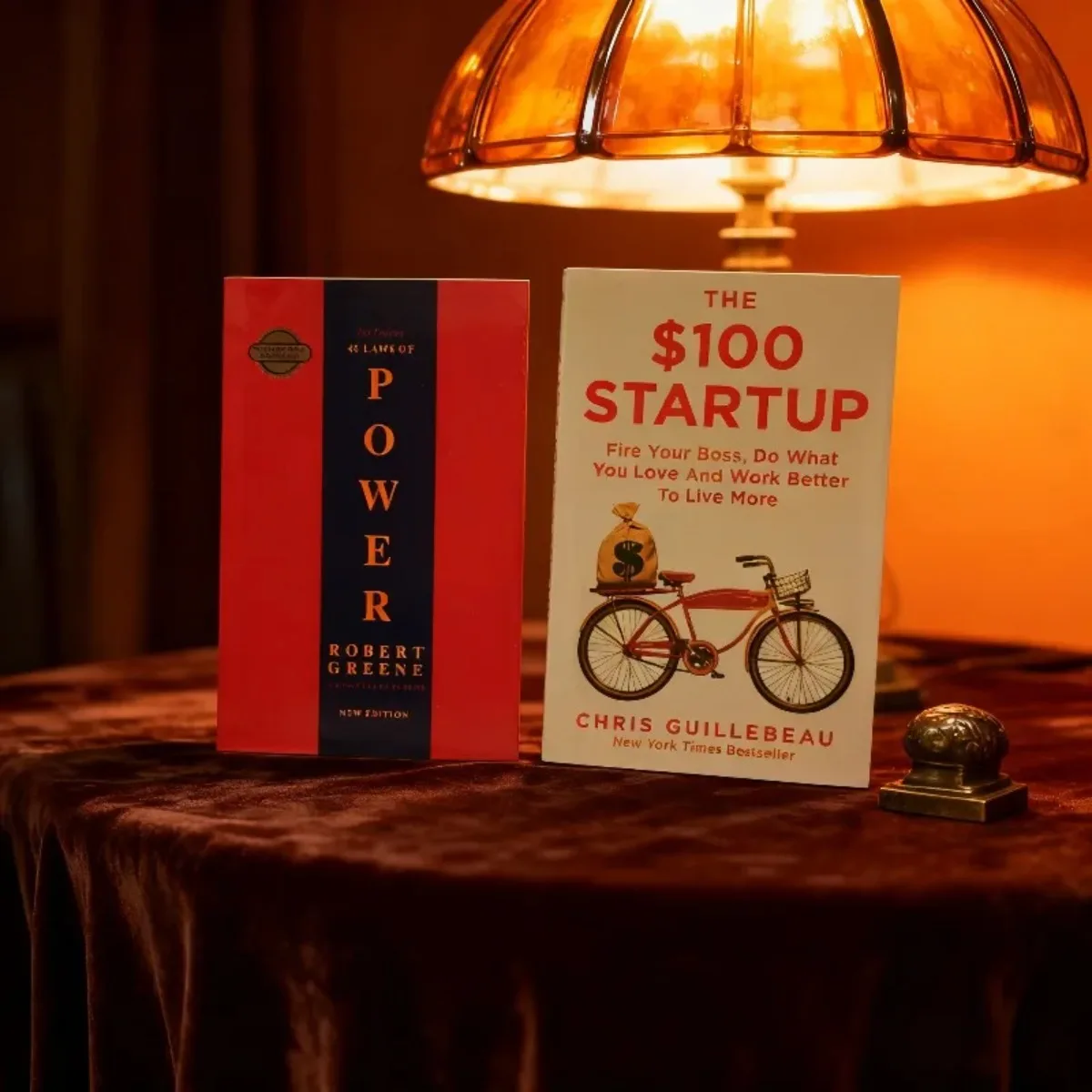 

《The 48 Laws of Power》+《The $100 Startup》Book Set - Strategic Power Play Art & Lean Entrepreneurship Practice | Mastery Guide