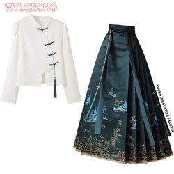 Robe traditionnelle chinoise pour filles, Hanfu pour femmes, jupe bon marché et à la mode, Chine continentale, Nouveau