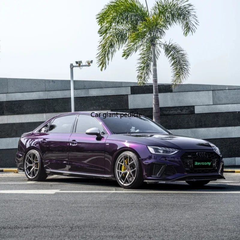 Highest quality Gloss Midnight Purple vinyl Wrap Film Car Wrap Film Non degumming Non fading quality Warranty 1.52M*17M roll