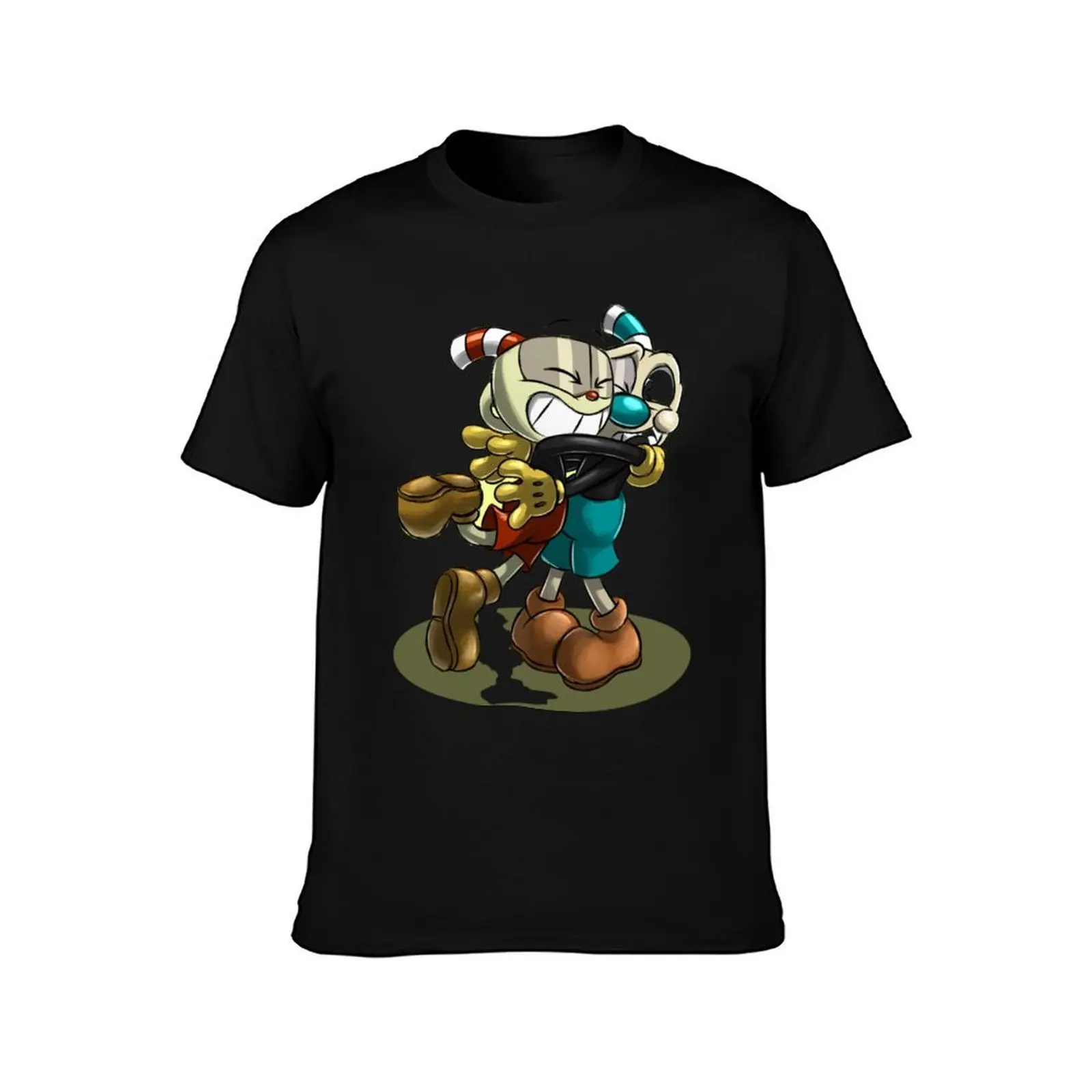 The Cuphead Show T-Shirt Breathable Workout Short Sleeve Top T-Shirt