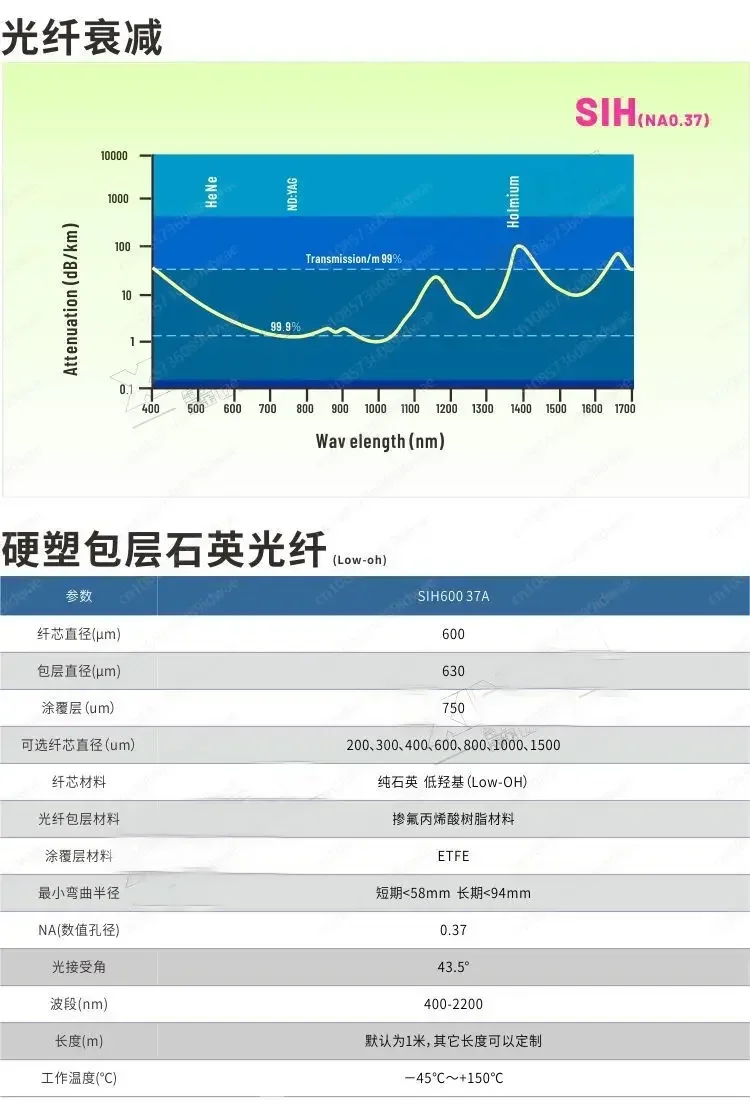 Fc-sma905 كابل تحويل الألياف الضوئية Sma905-fc مطياف الألياف الضوئية الأساسية 200um مخصص