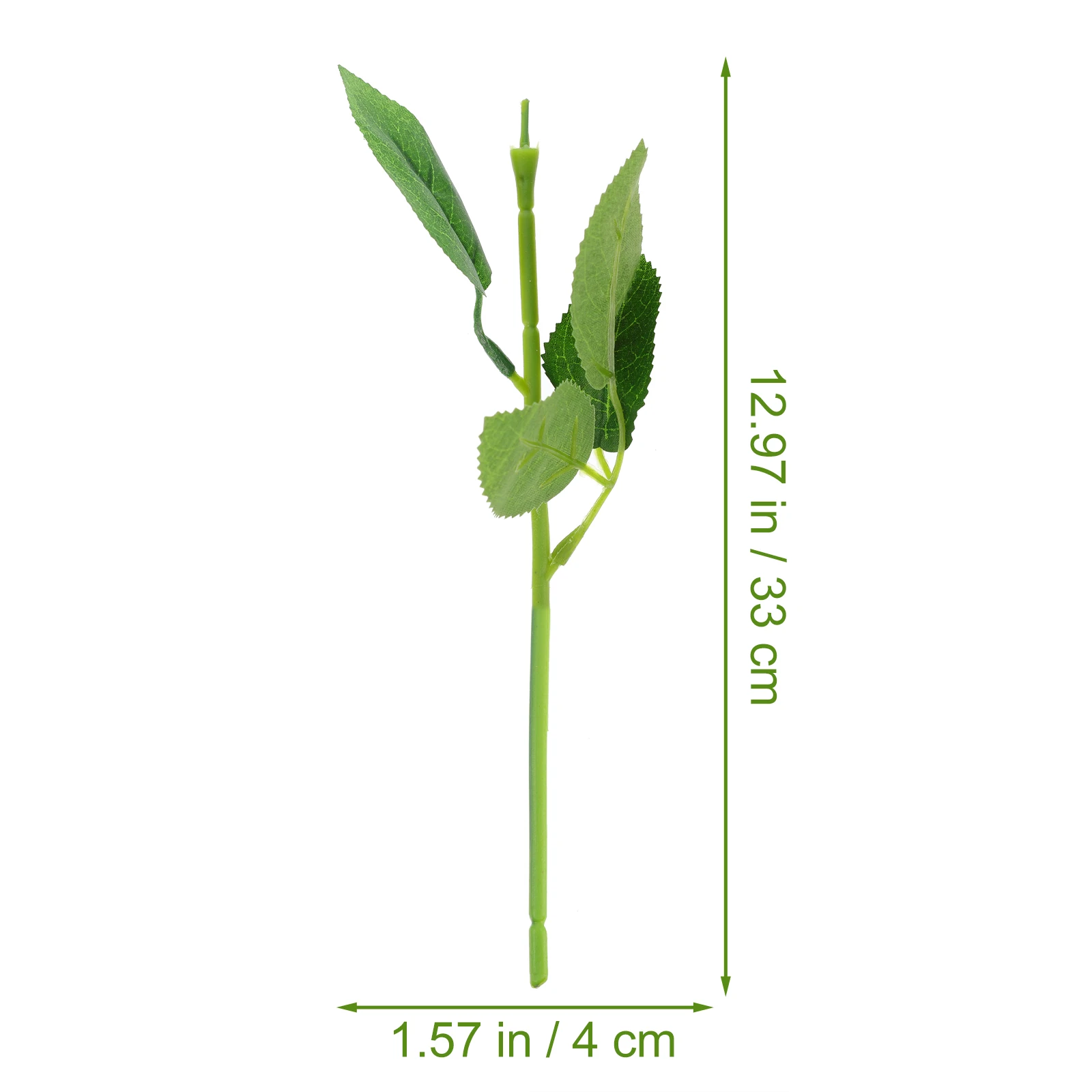 30pcs Artificial Leaf Stems Rose Leaf Stems Stems Flower Arrangement Stems Floral Wire Stems for DIY Craft Bouquet Making