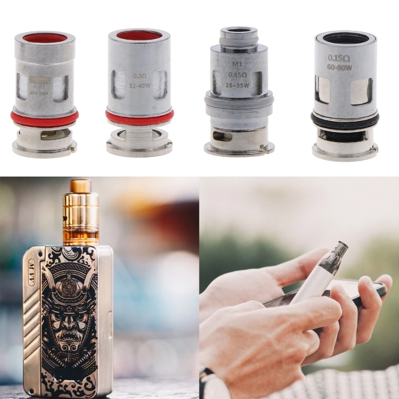 5 قطعة لفائف PnP-TM1 PnP-VM1 PnP-VM4 ل VOOPOO-PnP-VM5 عدة 22 20 MTL- PnP-X Pod- RTA -Tank 1XCB