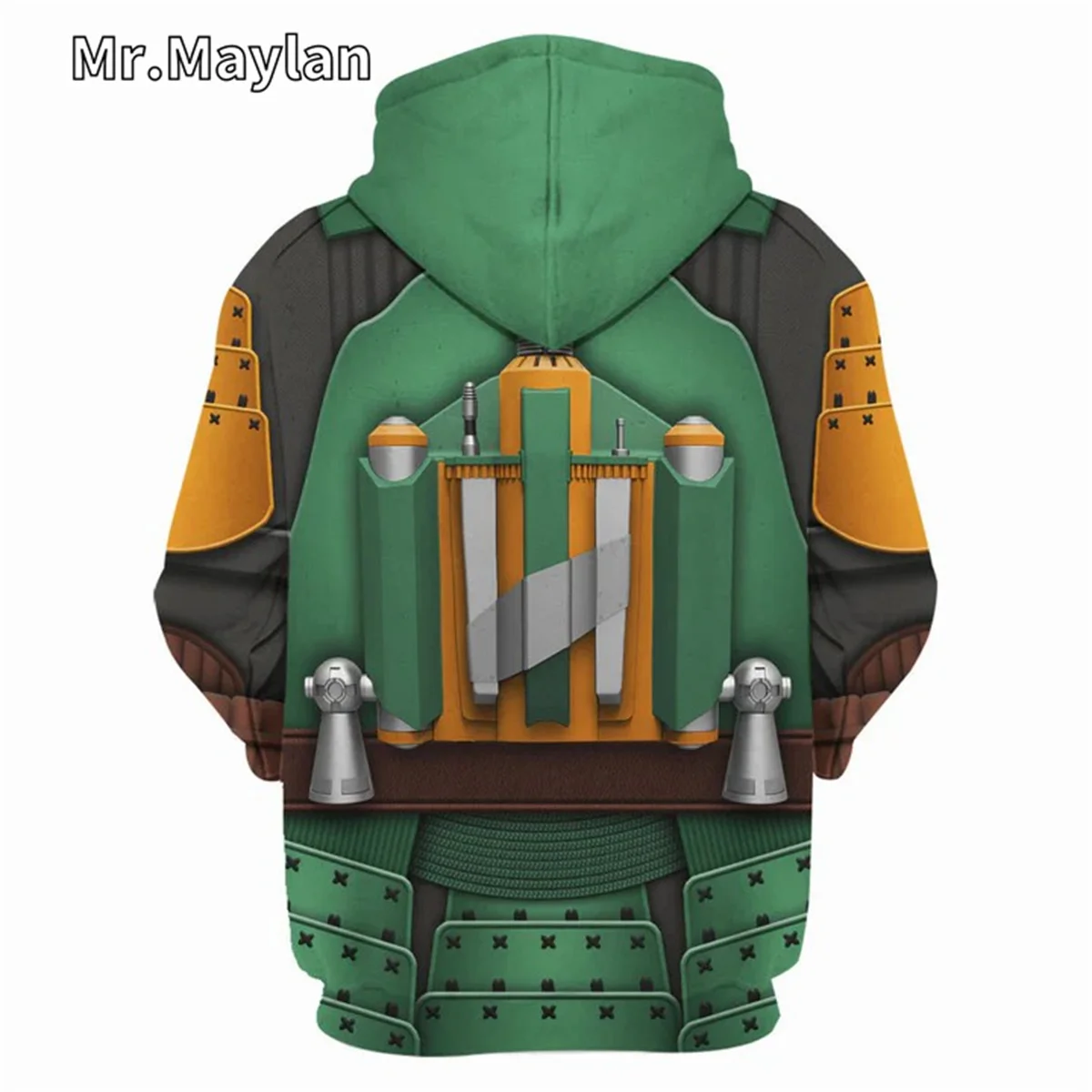 The Book of Boba Fett Samurai Cosplay Costume 3D Unisex Hoodie Men Sweatshirt Streetwear Zip Pullover Casual Jacket Tracksuits