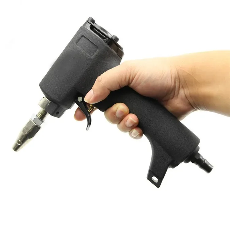 pneumatic air shoe bag eyelet hole punching gun,2/3/4mm cloth fabric leather belt air puncher