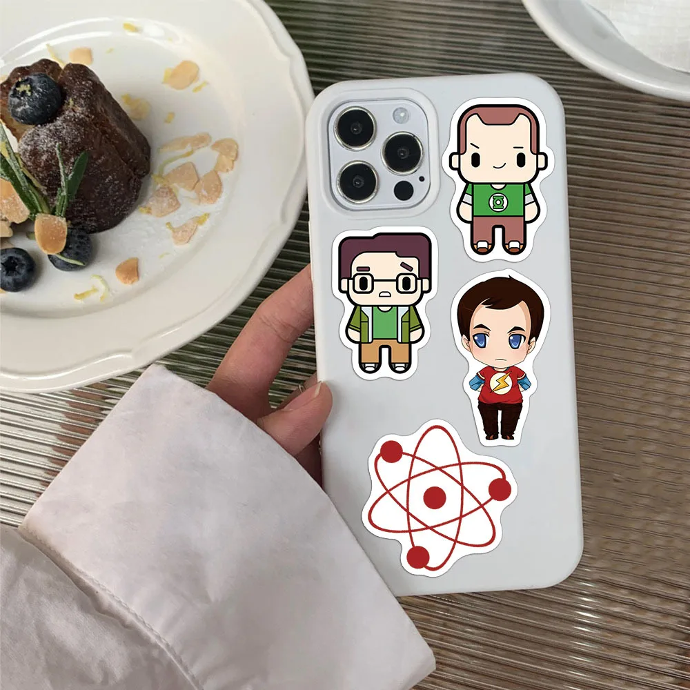 50Pcs The Big Bang Theory Sticker TBBT Graffiti Stickers Phone Luggage Water Bottle Skateboard Children Adult Sticker