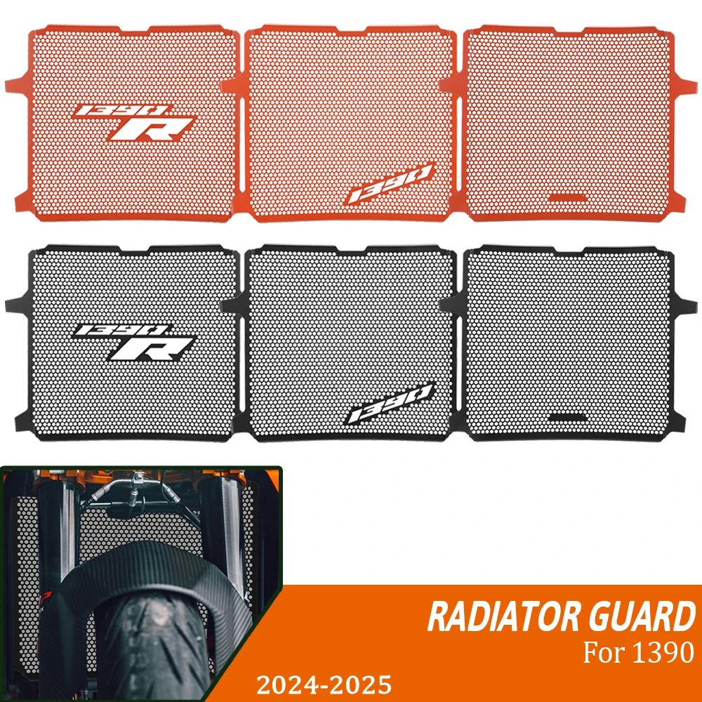 Motorcycle Radiator Grille Guard Cover Grill Oil Cooler Guard Protection For  1390 Super Duke R Evo 1390Super 2024-2025