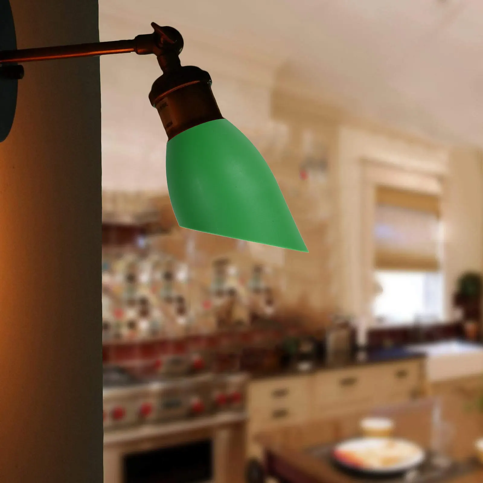 Small Plastic Horseshoe Lampshade Inclined Modern Aesthetic Light Diffusing Design for Floor Pendant Table Lamp Home Decor