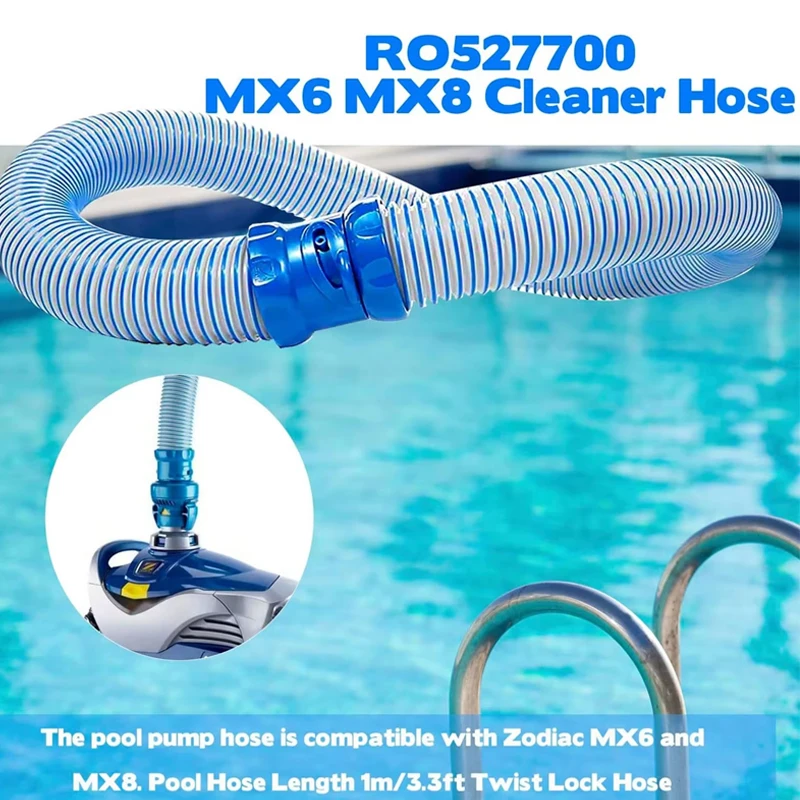 Pool Cleaner Hose for Zodiac MX8 Mx6  X7 T3 T5 Pool Vacuum Twist Lock Hose Pool Cleaner Twist Lock Hose Replacement