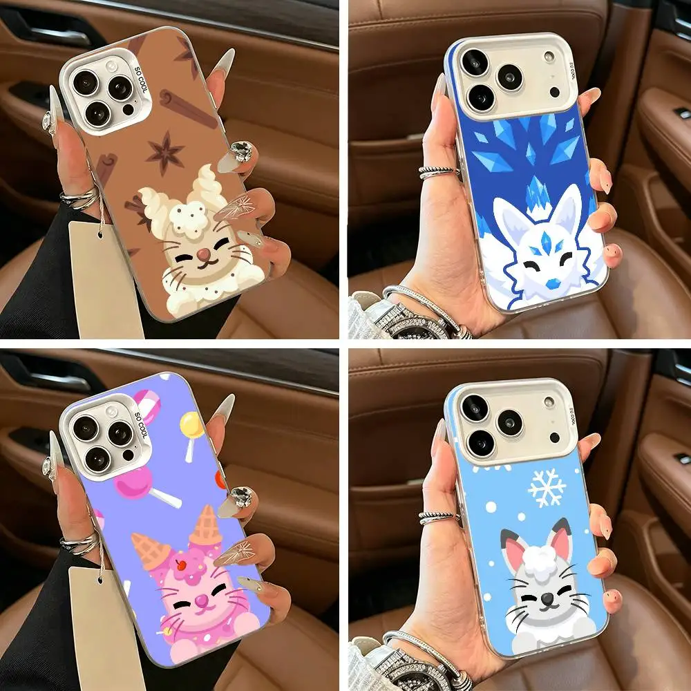 

Adopt Me Game Phone Case For iPhone 11 12 13 14 15 16Pro Max Plus white silver Phone Cover