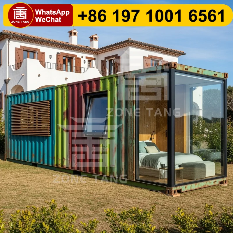 

Домашние цены, плоская упаковка, домашний модульный контейнер для дома, укрытие для отдыха, вилла, двойной широкий контейнер, домашний крошечный дом, садовый дом