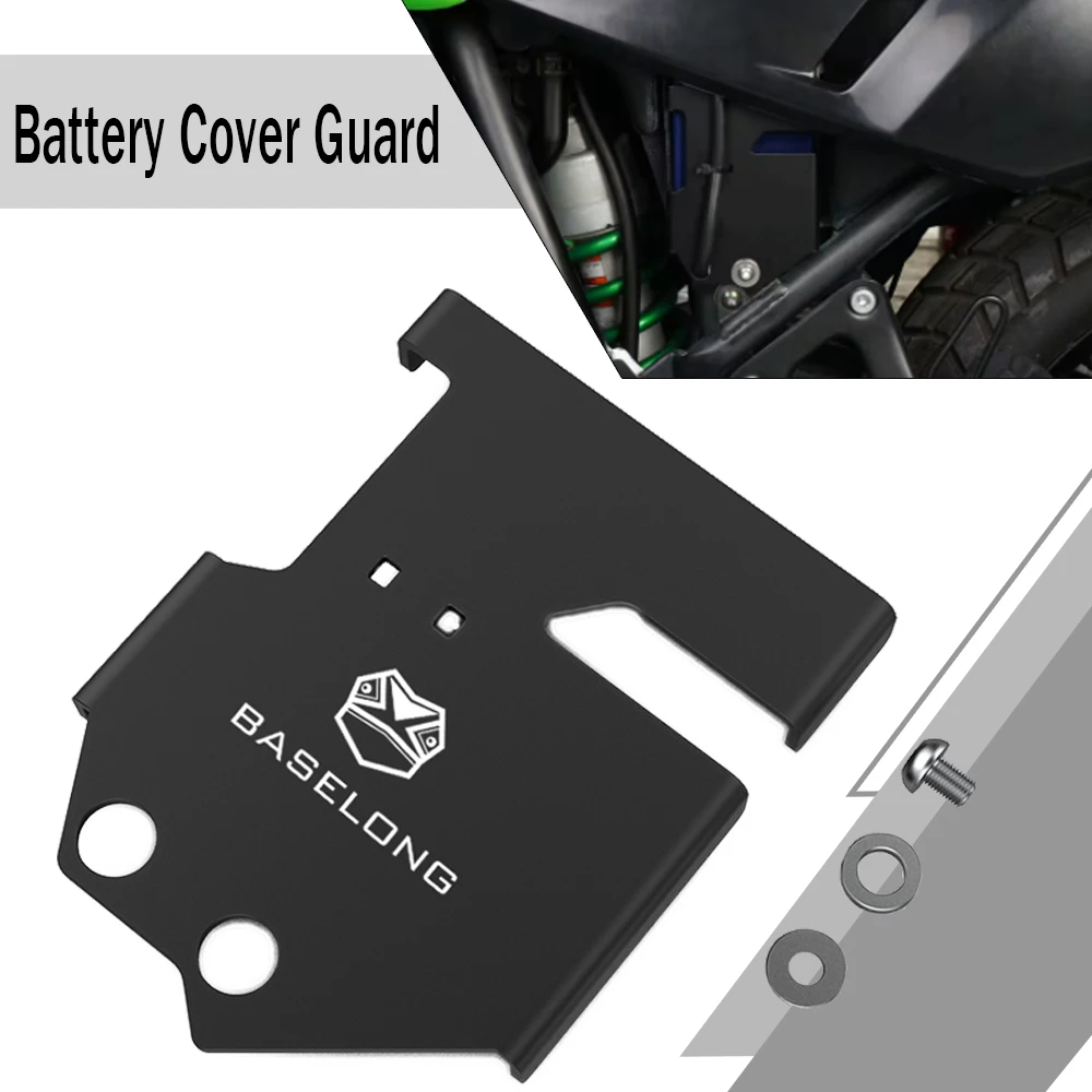 

KLR650 Motorcycle Battery Cover Guard FOR Kawasaki KLR 650 KLR-650 klr650 2008-2018 2009 2010 2011 2012 2013 2014 2015 2016 2017