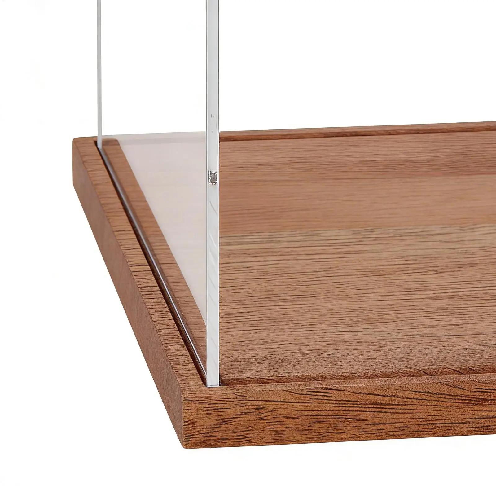 

Full Size Helmet Display Case Clear Box With Wooden Stand Baseball Helmet Display Case For Sports Collectibles Baseball Hockey